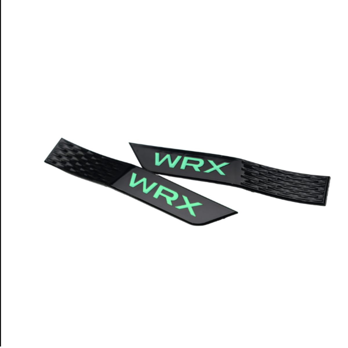 JDMuscle Racing Art emblem for 2015-2021 Subaru WRX/STI fenders, a stylish ornament with racing-inspired design.