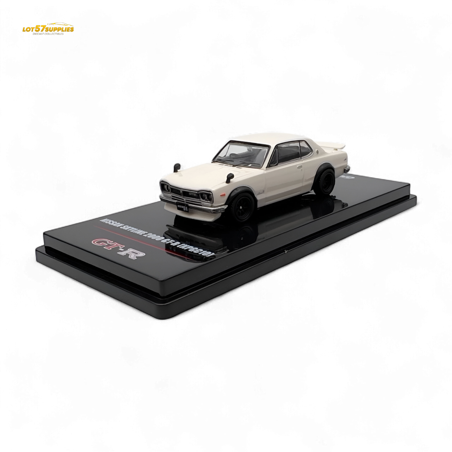 Inno64 Nissan Skyline 2000 GT-R KPGC10 White 1:64 - Evergreen Kings