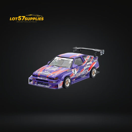 Inno64 Toyota Sprinter Trueno AE86 Purple 1:64 - Evergreen Kings