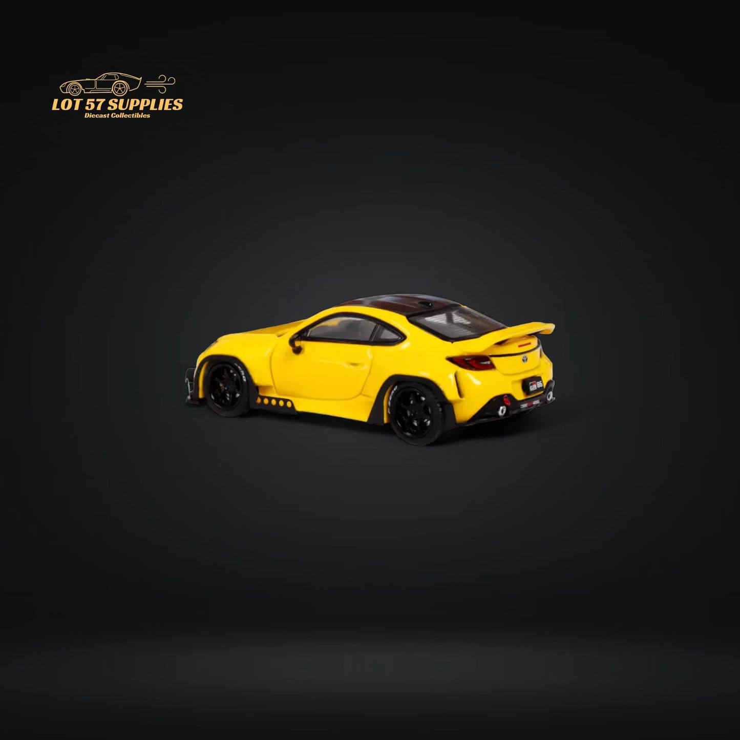 Fuji Toyota GR86 Pandem 2nd Gen Yellow 1:64 - Evergreen Kings