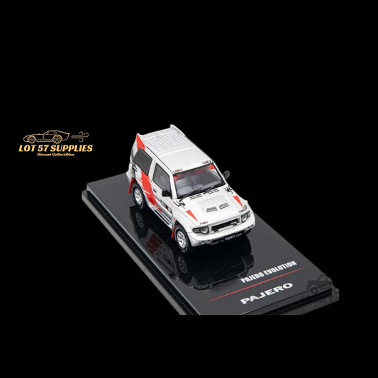 Inno64 Mitsubishi Pajero Evolution Ralliart Silver 1:64 - Evergreen Kings