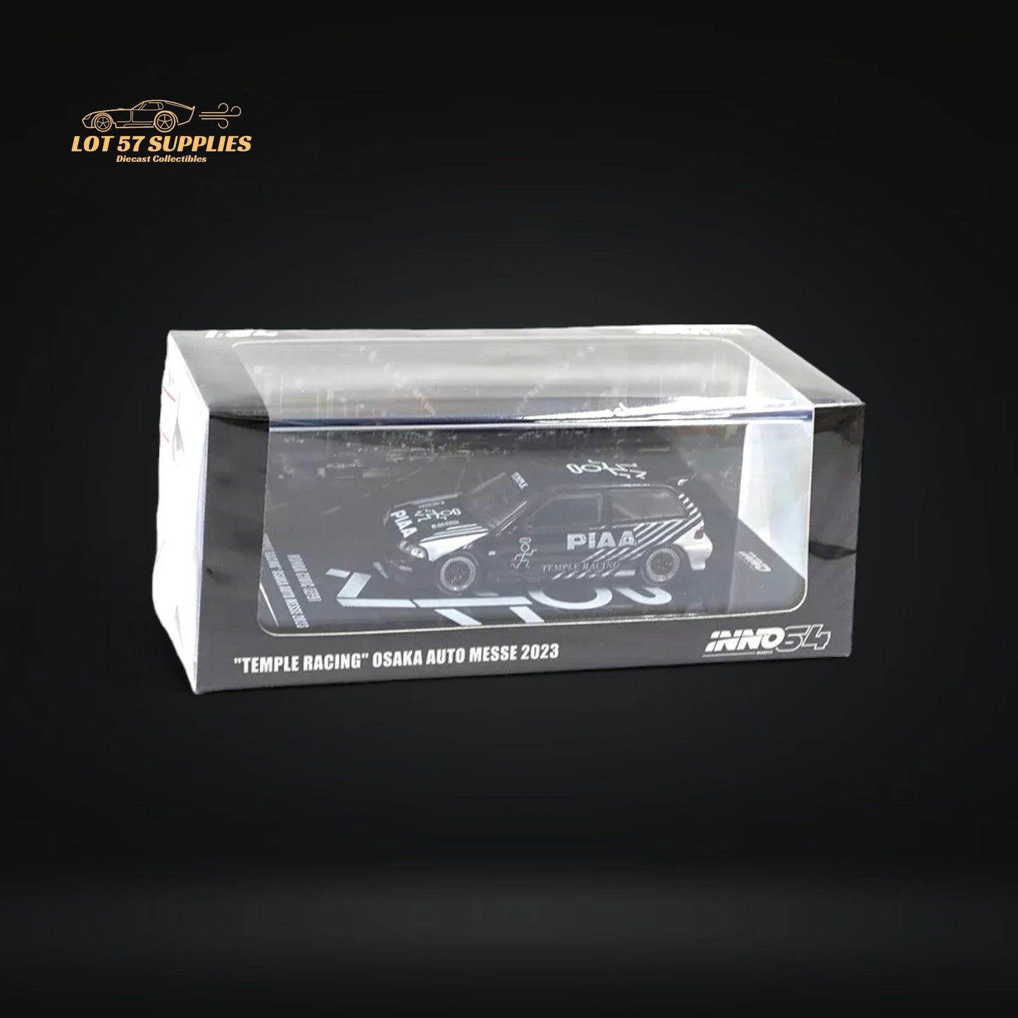 Inno64 Honda Civic EF9 Temple Racing 1:64 - Evergreen Kings