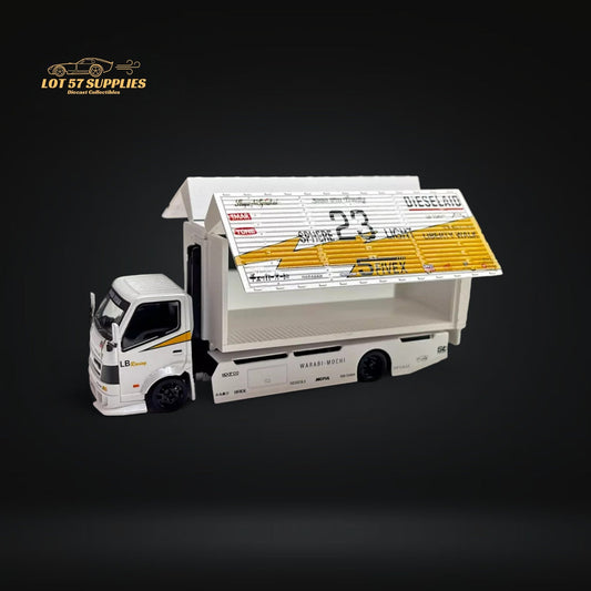 MicroTurbo Hino 300 LBWK Silhouette Lighting #23 1:64 - Evergreen Kings