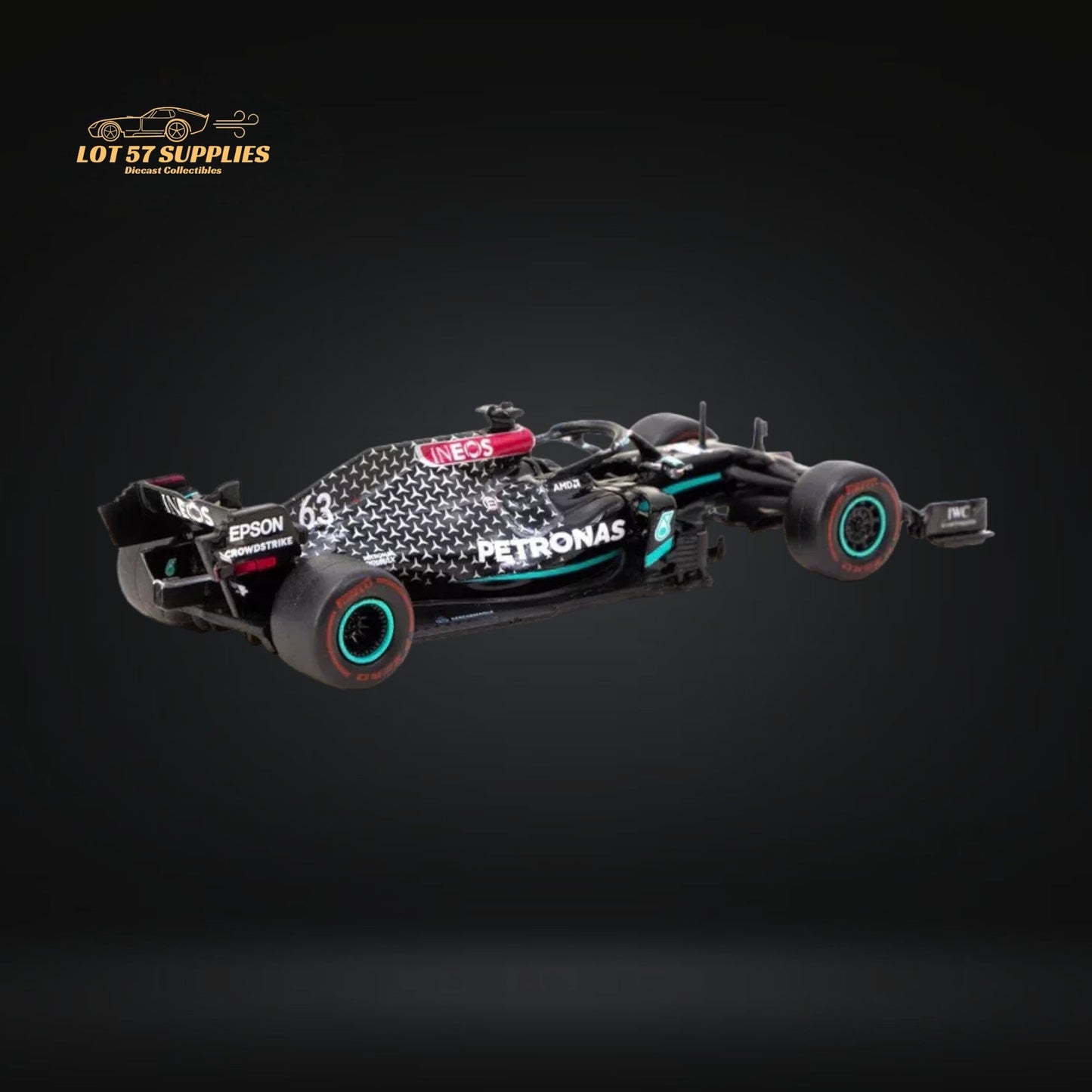 Tarmac Works Mercedes-AMG F1 W11 EQ Performance Russell 1:64 - Evergreen Kings