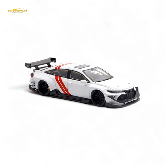 LMF Toyota Avalon Modified Concept White 1:64 - Evergreen Kings