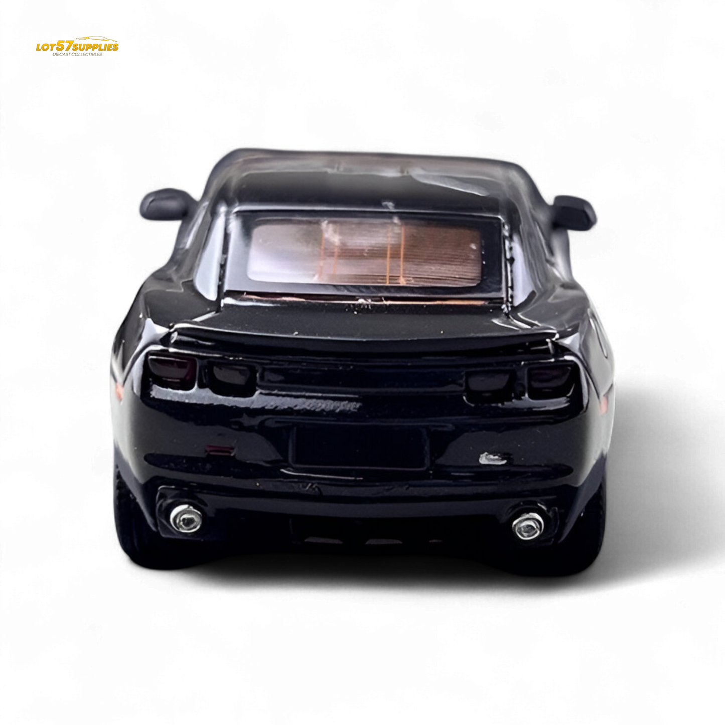 Chevrolet Camaro Bumblebee diecast model in 1:64 scale by Lot57Supplies Diecast Shop, detailed yellow and black design.
