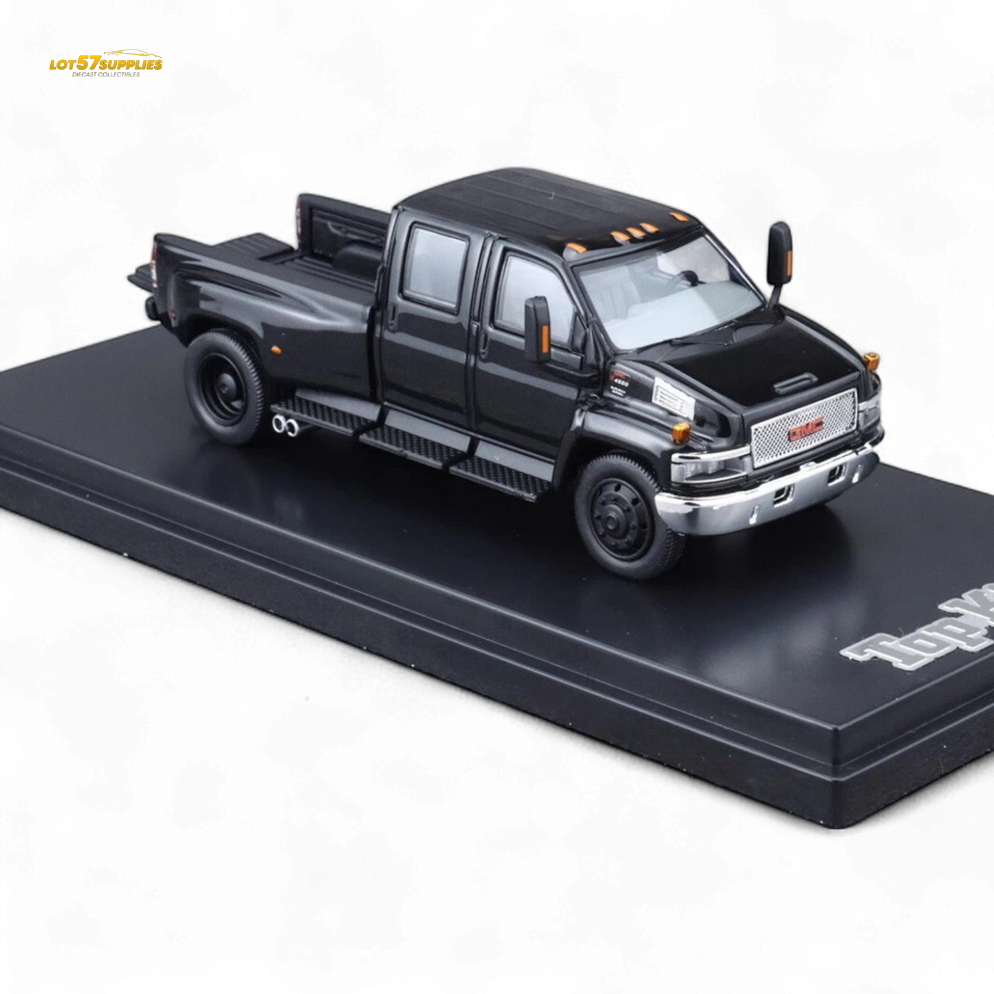 GOC GMC TOPKICK Pickup Black 1:64 - Evergreen Kings