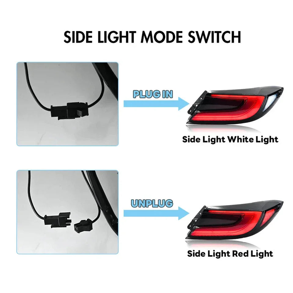 NTXGlow Invoke Concepts smoked LED tail lights for Subaru BRZ and Toyota GR86 ZD8 ZN8