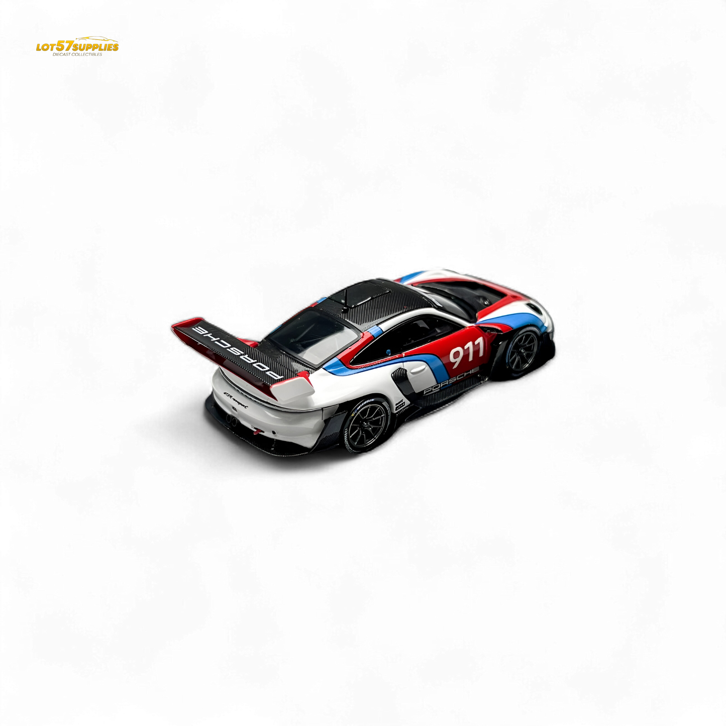 HKM Model Porsche 911 GT3 Rennsport White 1:64 - Evergreen Kings