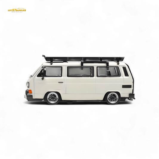 Mortal VW T3 Lowrider White 1:64 - Evergreen Kings