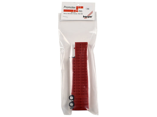 Livestock Trailer Red 1/87 (HO) Plastic Model by Promotex