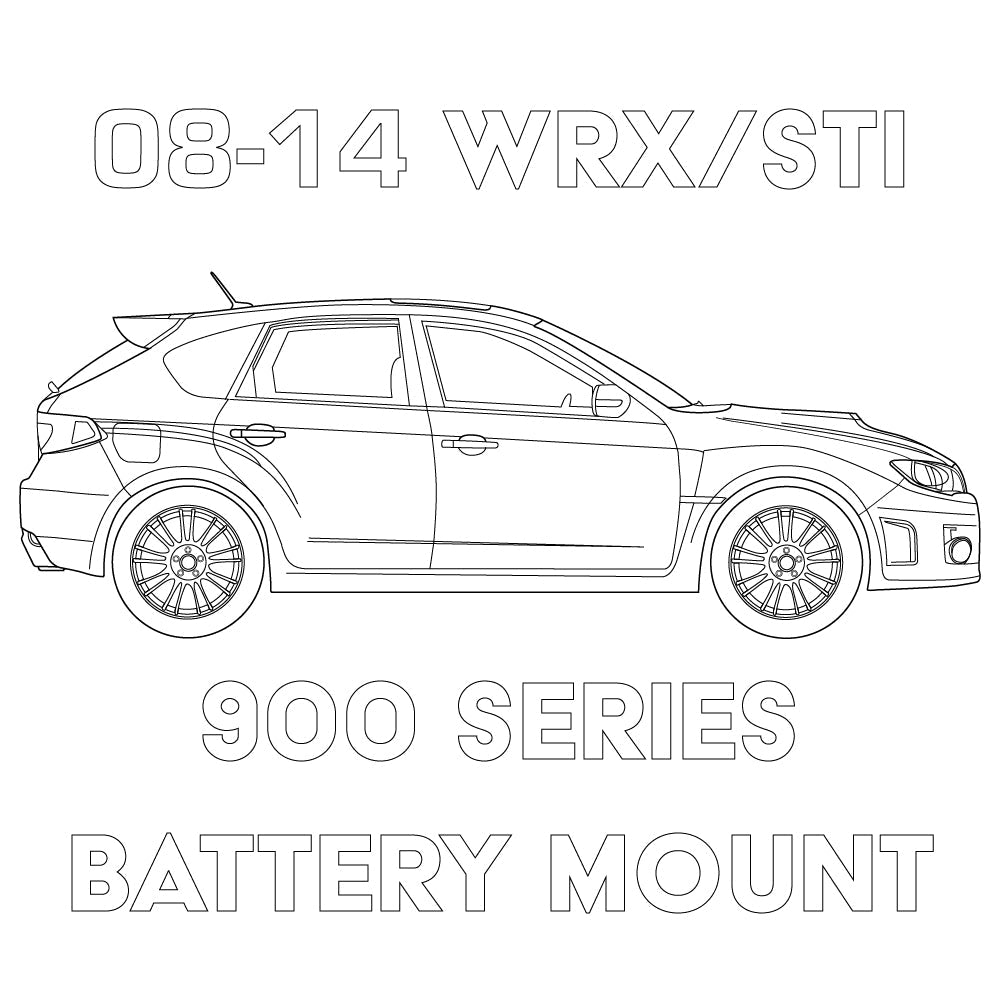 2008-2014 Subaru WRX/STI 900 Series Battery Mount