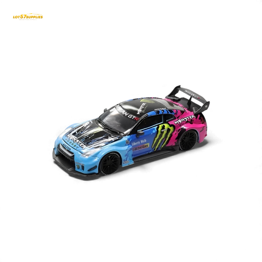 (Pre-Order) Demon King Auto GT-R R35 LBWK Monster Livery 1:64 - Evergreen Kings