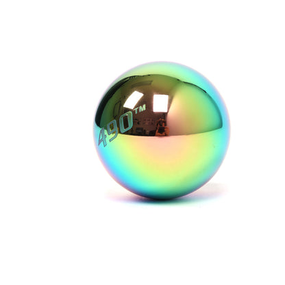 FR SPORT BLOX Racing V2 Neo Chrome spherical shift knob for manual transmission, featuring 10X1.5 threading, limited edition design.