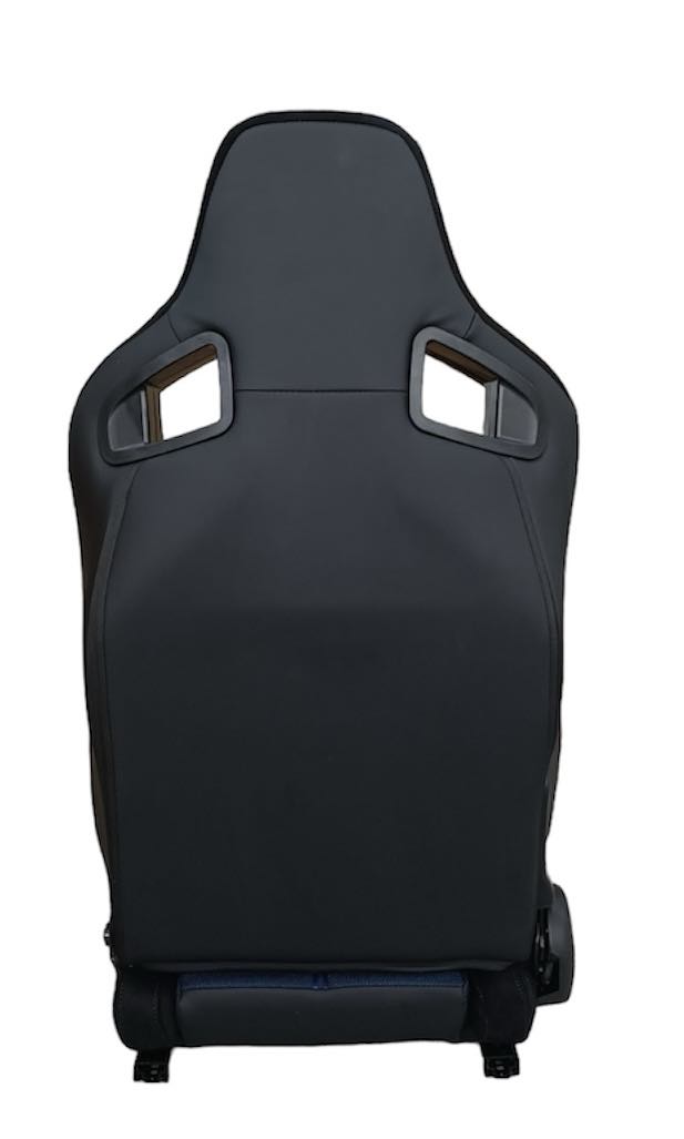 Blue racing seats by Speedzone Performance LLC, model 1039RM, designed for high-performance vehicle racing.