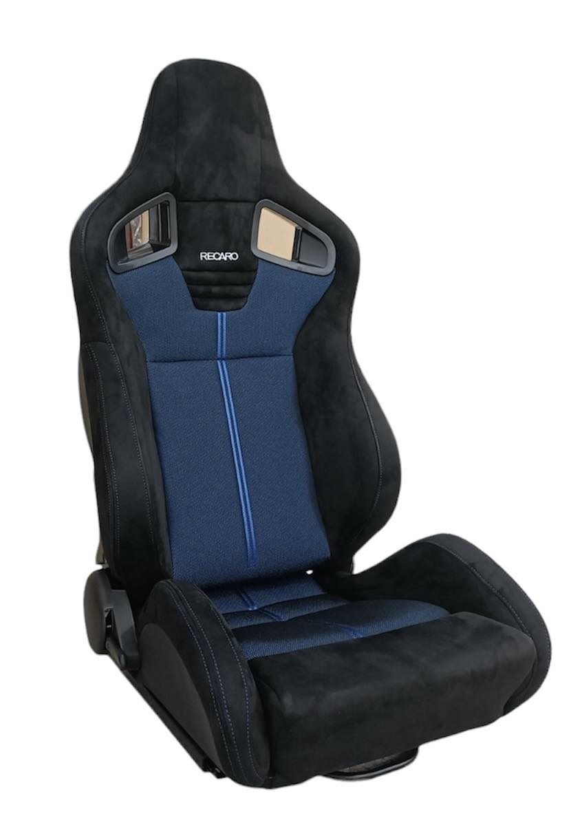 Blue racing seat from Speedzone Performance LLC, model 1039RM, featuring a supportive design for high-performance driving.