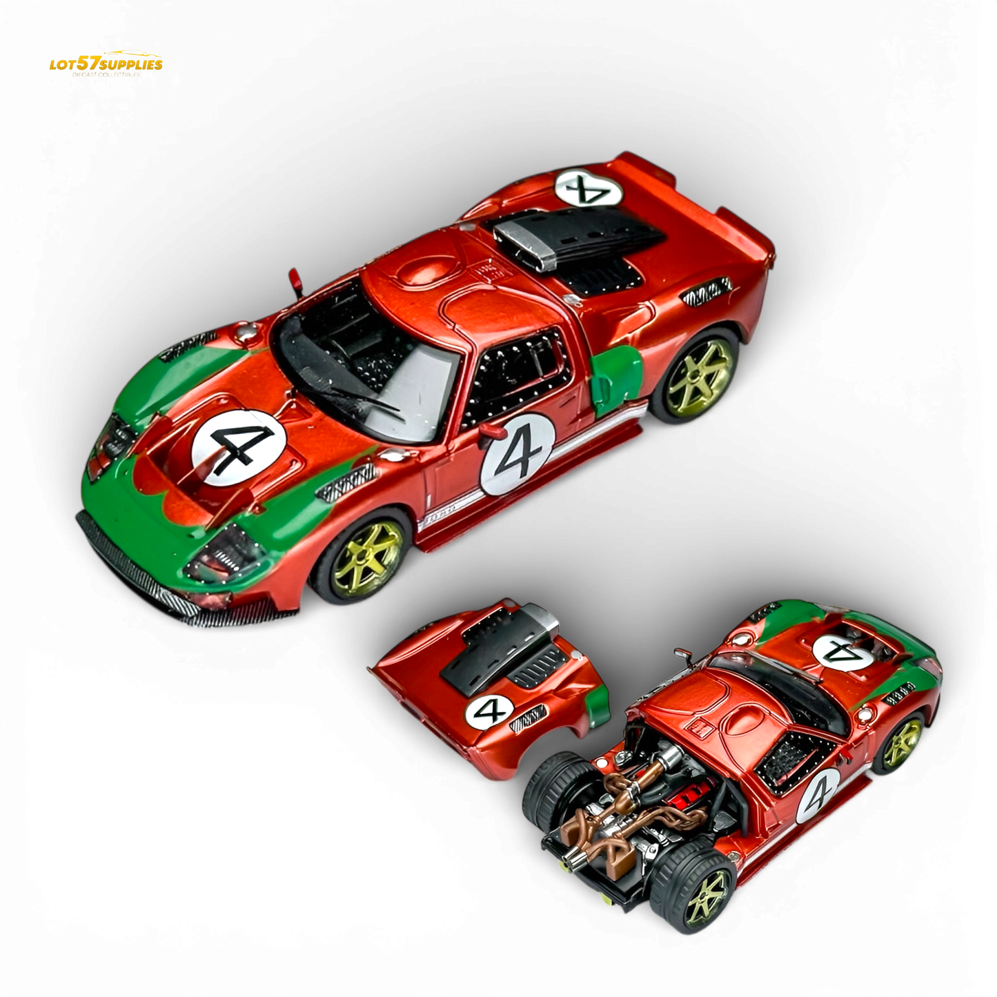 Rhino Model RM Ford GT40 Le Mans 1:64 - Evergreen Kings