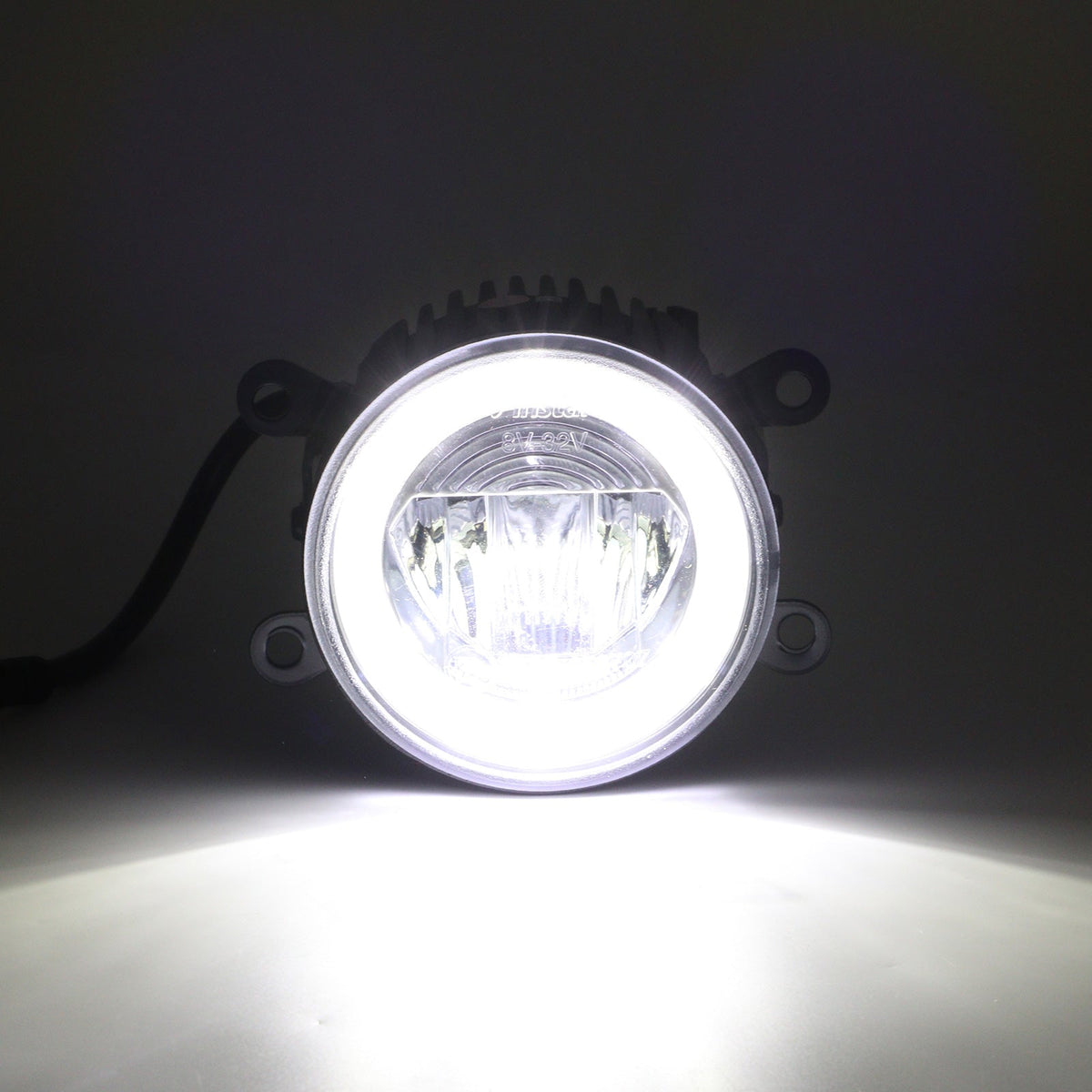 JDMuscle LED fog light housings with halo DRL for 2015-2021 WRX/STI, 2013+ BRZ/FT86, and 2014+ Forester vehicles.