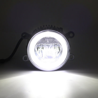 JDMuscle LED fog light housings with halo DRL for 2015-2021 WRX/STI, 2013+ BRZ/FT86, and 2014+ Forester vehicles.