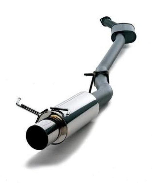 FR SPORT HKS Hiper Cat-Back Exhaust System Kit for 92-95 Honda Civic DX/EX/LX, showing polished metal exhaust pipes and muffler.