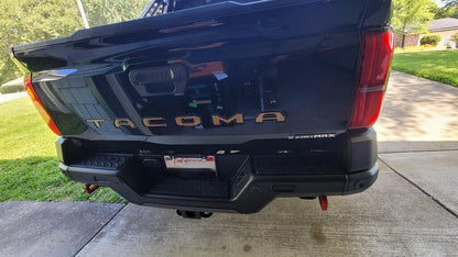 Vinyl TACOMA Tailgate Inlay Letters for 2024+ Toyota Tacoma, exterior car decal with bold lettering on tailgate