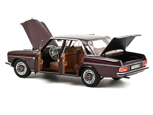 1968 Mercedes-Benz 200 Dark Red Brown 1/18 Diecast Model Car by Norev