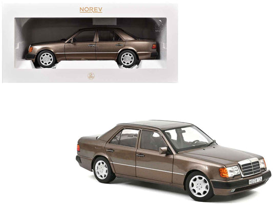 1990 Mercedes-Benz 500 E Impala Brown Metallic 1/18 Diecast Model Car by Norev