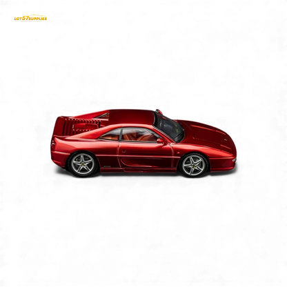 Red 1:64 scale TPC Ferrari F355 Challenge diecast model by Lot57Supplies Diecast Shop, showing detailed exterior in metallic red.