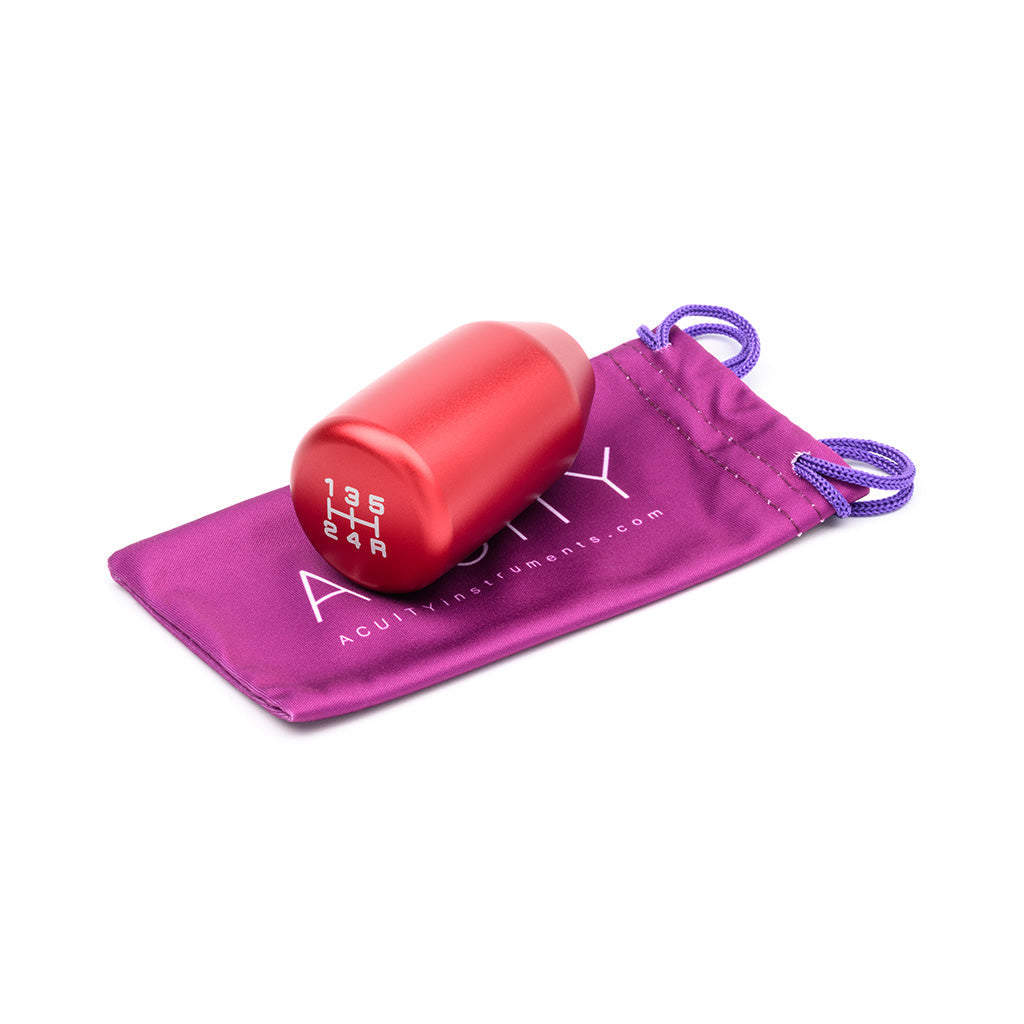 ACUITY ESCO-T5 5-Speed Shift Knob | Satin Red M10 x 1.5