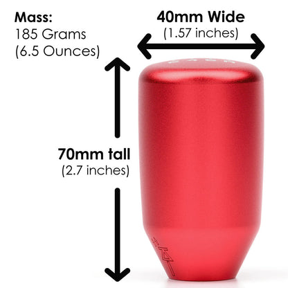 ACUITY ESCO-T6 6-Speed Shift Knob | Satin Red M10 x 1.5
