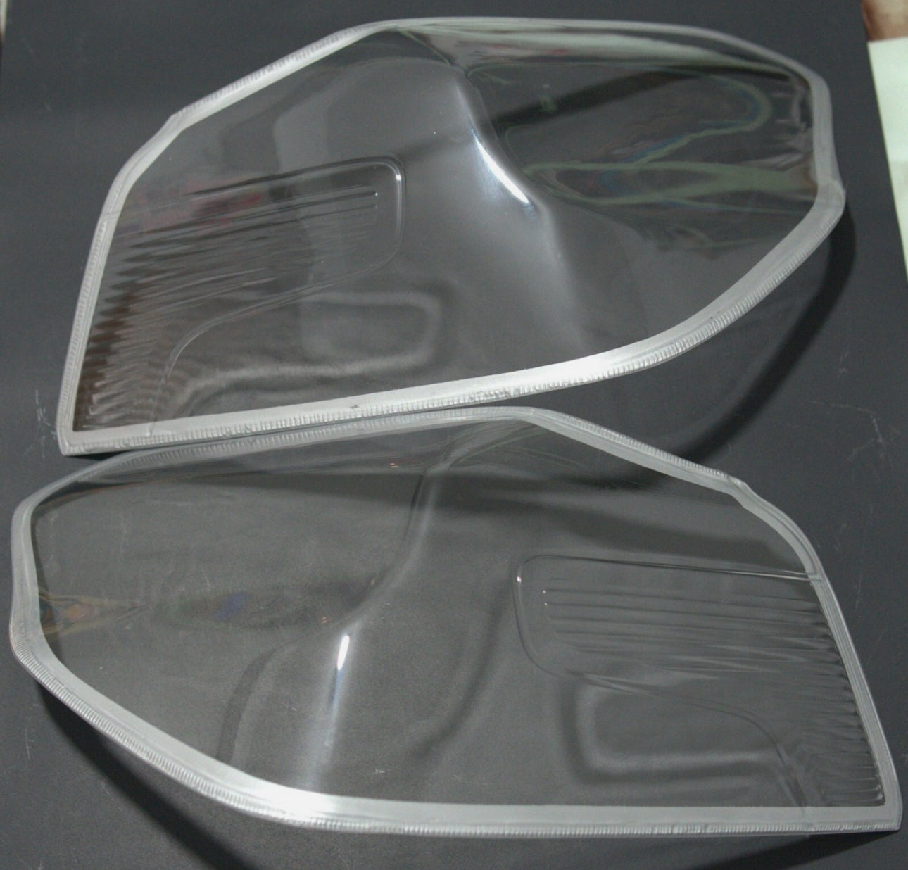 NTXGlow clear tail light lenses for 2015-2021 Subaru WRX and STI, lens-only set, showing sleek transparent design on the tail lights.
