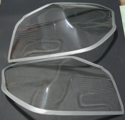 NTXGlow clear tail light lenses for 2015-2021 Subaru WRX and STI, lens-only set, showing sleek transparent design on the tail lights.