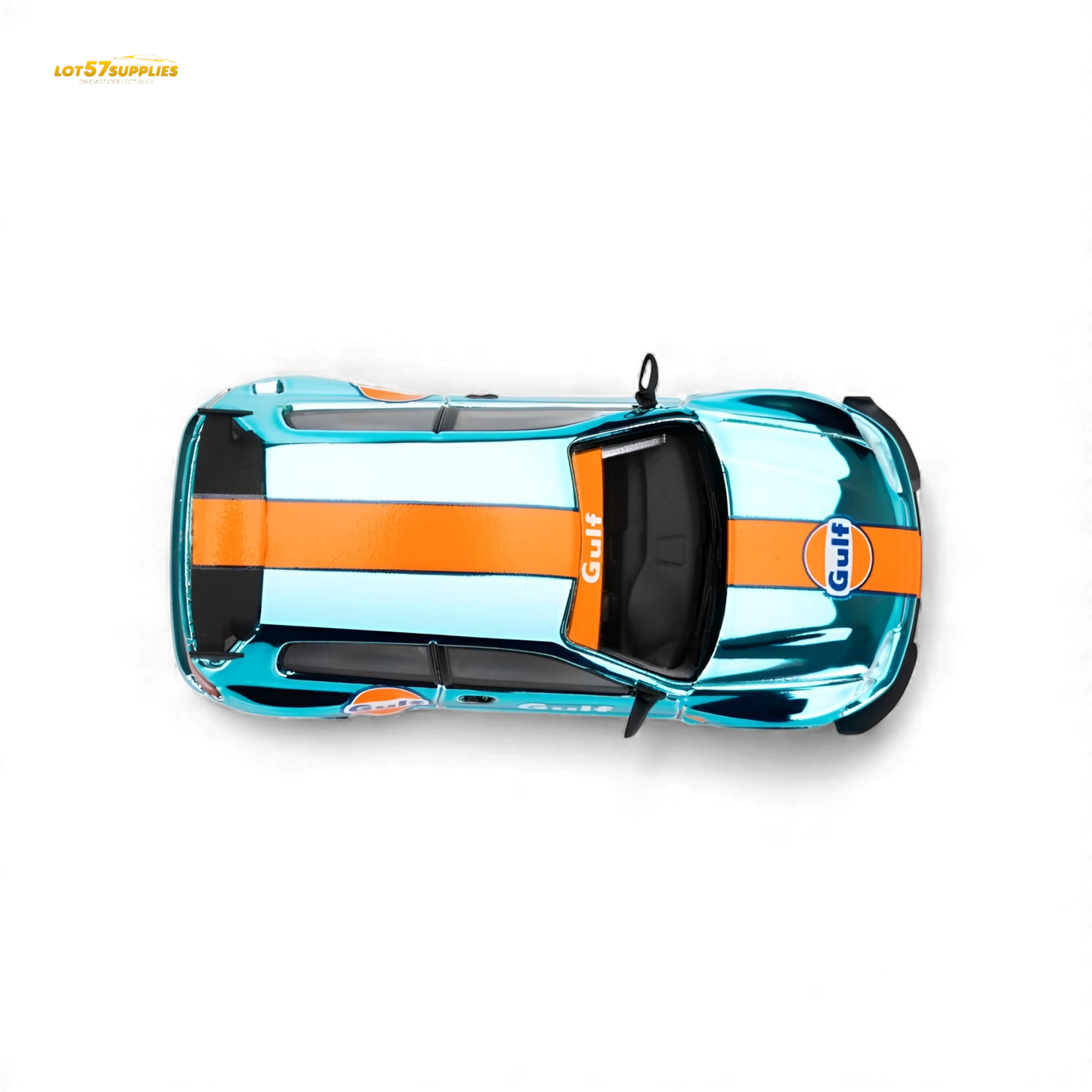 Pre-order ET Model Honda Civic EG6 Rocket Bunny diecast car in Gulf livery, 1:64 scale, detailed model from Lot57Supplies Diecast Shop