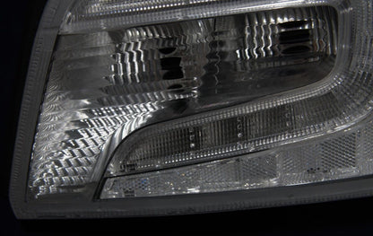 NTXGlow clear tail light lenses for 2015-2021 Subaru WRX and STI, lens-only set showing sleek, transparent design