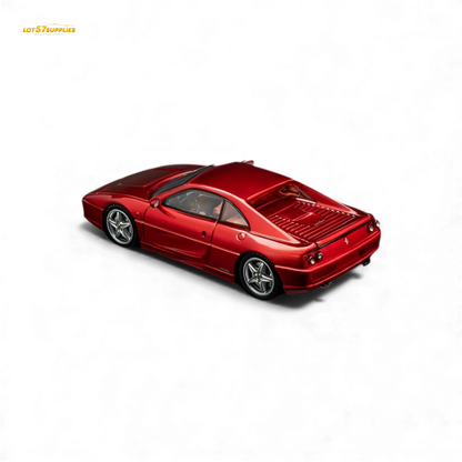 Pre-order TPC Ferrari F355 Challenge diecast model in metallic red, 1:64 scale by Lot57Supplies Diecast Shop.
