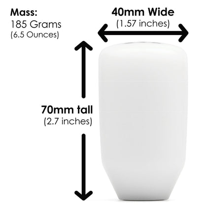 ACUITY ESCO Insulated 5-Speed Shift Knob | White M10 x 1.5