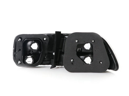 Set of four clear rear tail lights for 1996-2000 Honda Civic 2-door coupe, JDM EK model, made by DEPO, by NTXGlow.