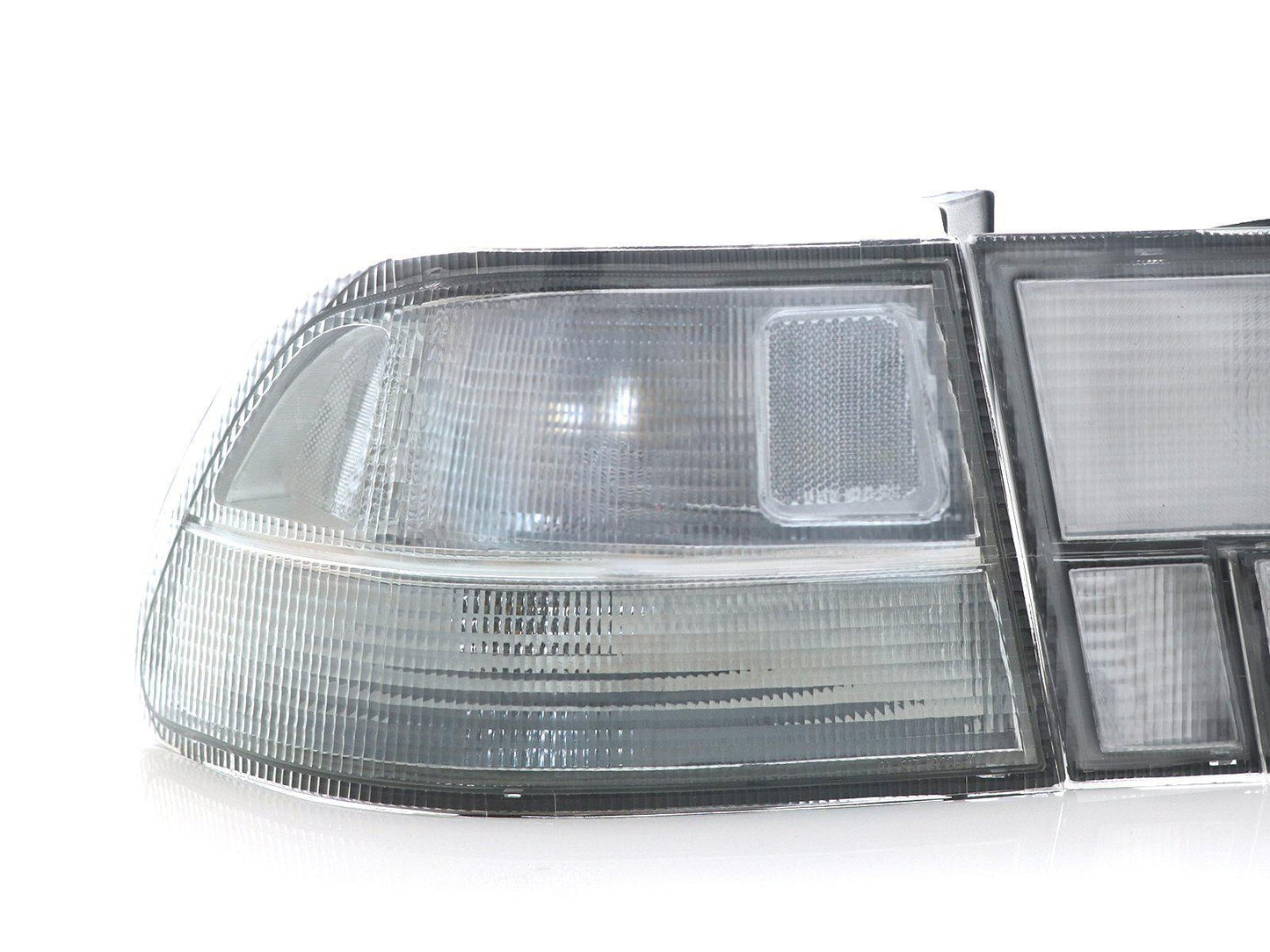 Set of four clear rear tail lights for 1996-2000 Honda Civic 2-door coupe, made by DEPO, designed for JDM-style upgrade.