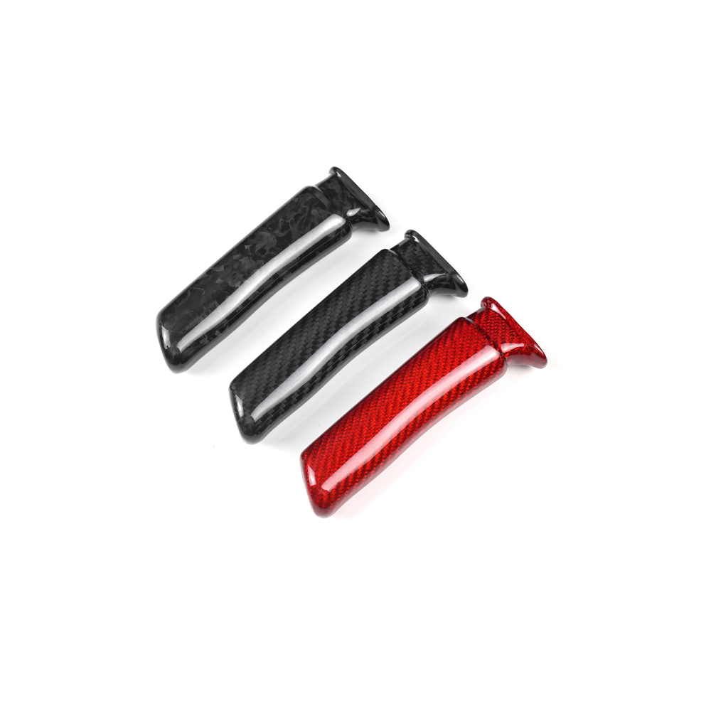 JDMuscle carbon fiber e-brake handle for WRX, BRZ, and GR86