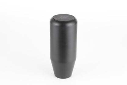 FR SPORT Tomei Duracon manual transmission shift knob with a sleek design, shown installed on a gear shifter.