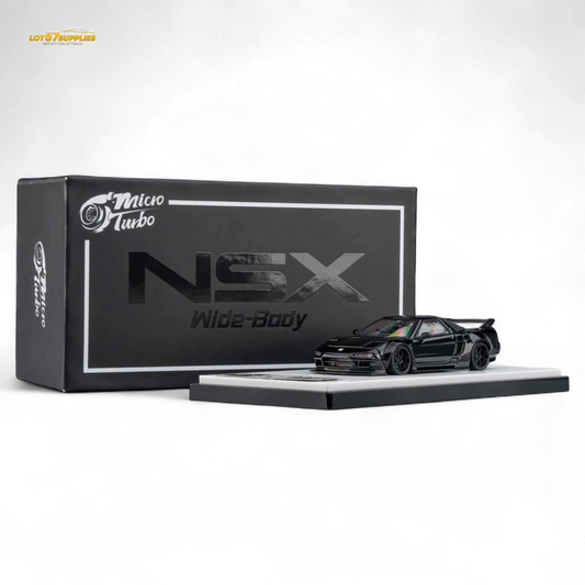 Microturbo NSX-R WideBody - Gloss Black 1:64 - Evergreen Kings