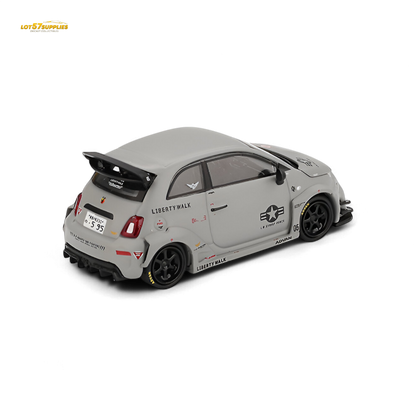Mini-GT Abarth 595 LB-WORKS x Abas Works Grey 1:64 - Evergreen Kings