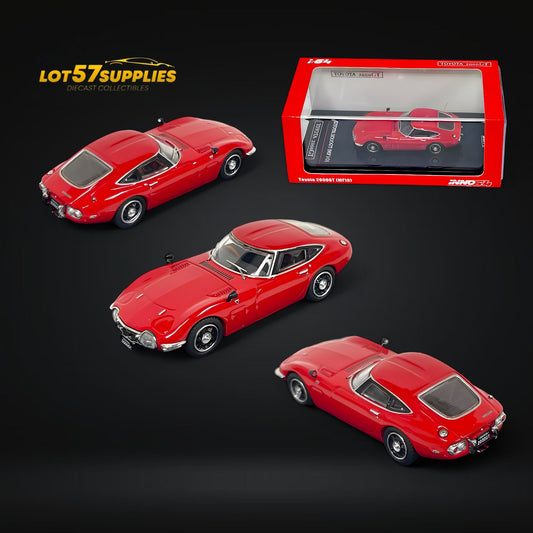 Inno64 Toyota 2000GT Red 1:64 - Evergreen Kings