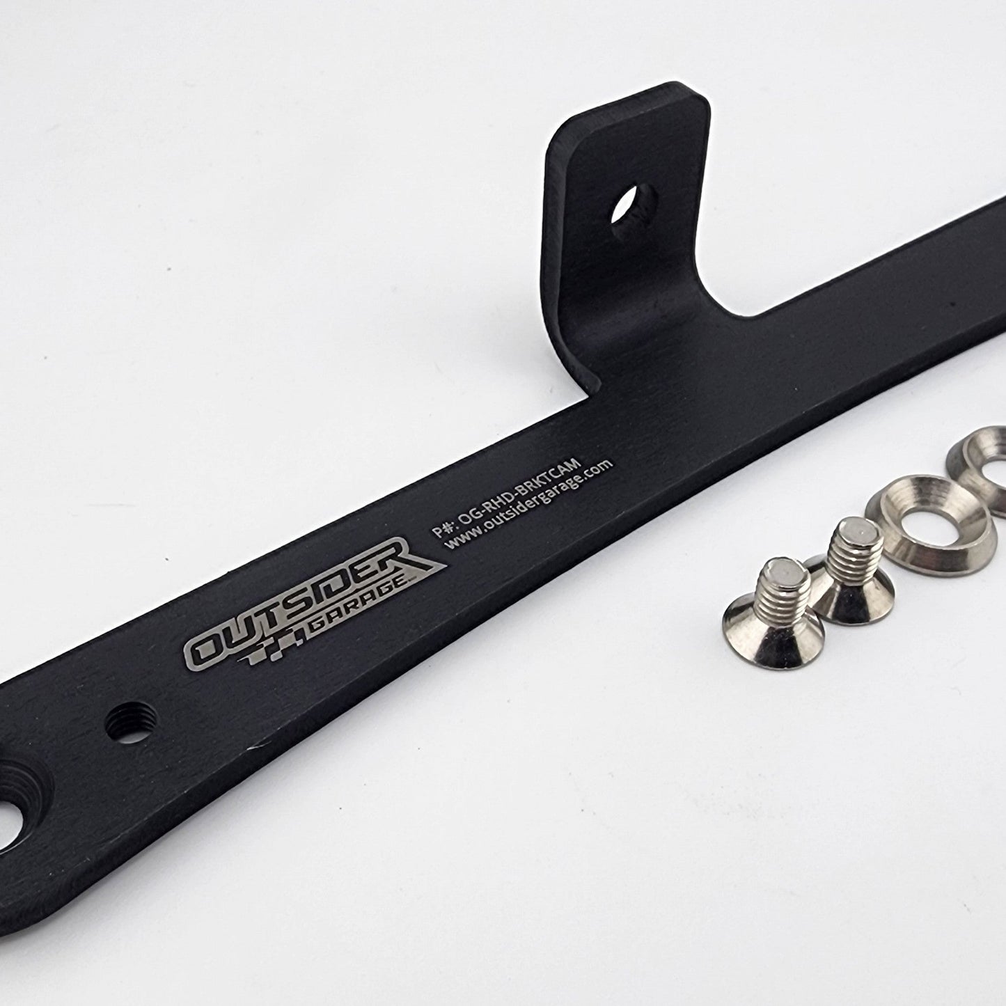 JDM to US License Plate Adapter Bracket with Camera Mount