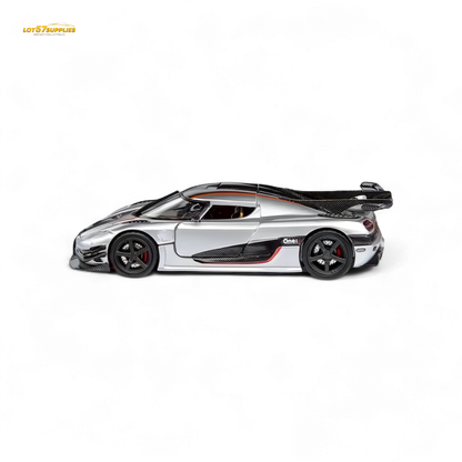 Demon King Agera ONE:1 Silver 1:64 - Evergreen Kings