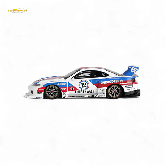 (Pre-Order) Mini-GT Nissan S15 Silvia LBWK 1:64 - Evergreen Kings
