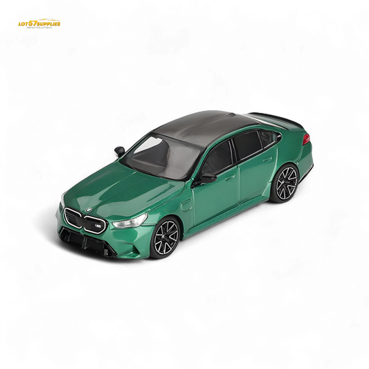 Mini GT BMW M5 Isle of Man Green Metallic 1:64 - Evergreen Kings