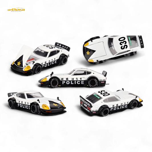 Pre-order Nissan Fairlady Z GT Police diecast model by Lot57Supplies, 1:64 scale, detailed Nissan vehicle for collectors