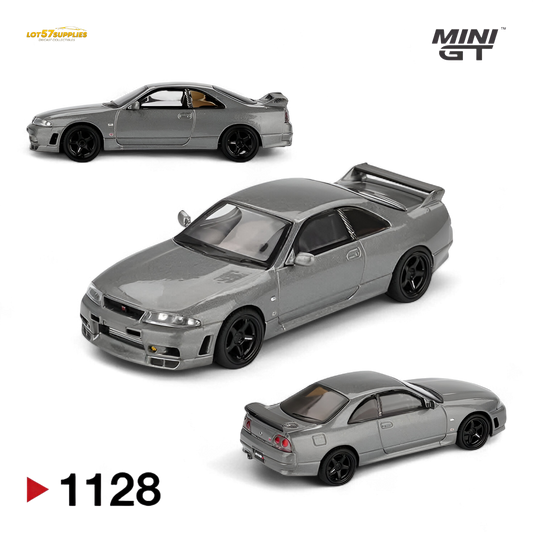 (Pre-Order) Mini GT Nissan Skyline GT-R NISMO BCNR33 CRS Version Dark Metal Gray 1:64 - Evergreen Kings