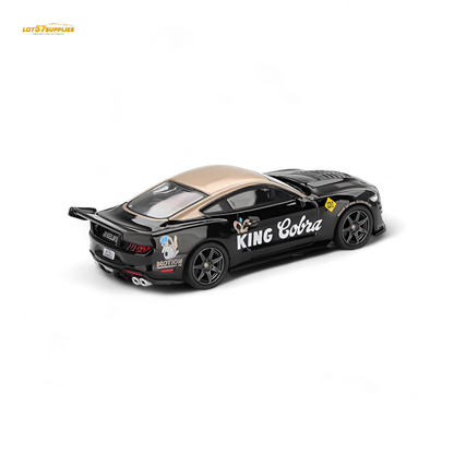 Mini-GT Shelby GT500 Dragon Snake concept diecast model in 1:64 scale, featuring detailed Shelby design and vibrant paintwork.